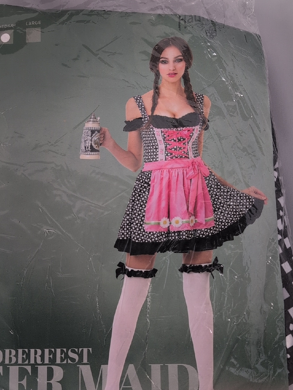 Hauntlook Oktoberfest Beer Maid Halloween Costume Size Medium - Picture 3 of 6